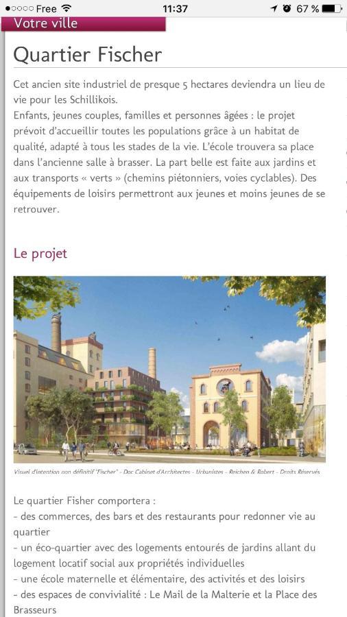 Square Du Chateau Schiltigheim Exterior photo